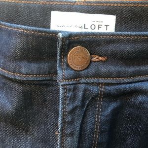 Loft modern skinny jeans size 10